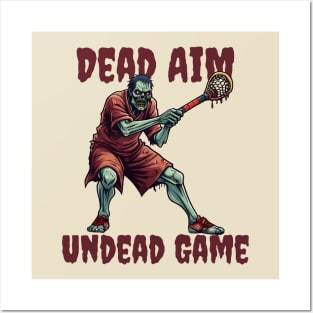 Lacrosse zombie Posters and Art